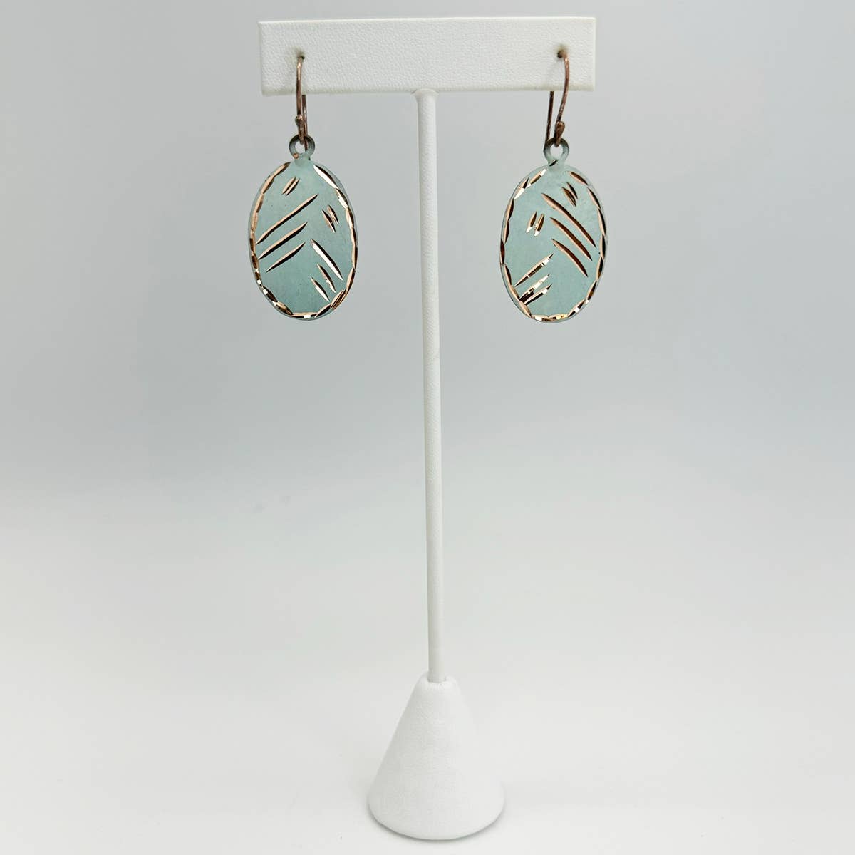 Patina Frosted Flora Earrings