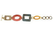 Omala Mixed Beads Linen Link Bracelet