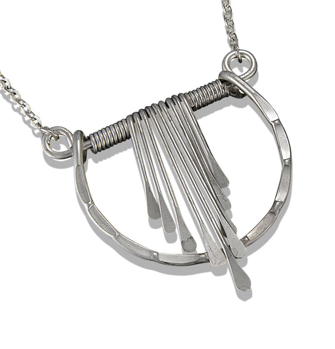 Banjara Circle Frame Long Necklace