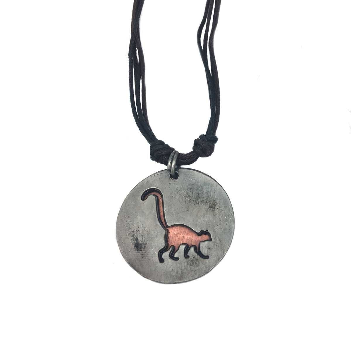Pewter Necklace - Lemur