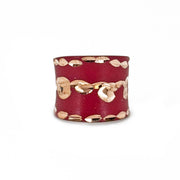 Patina Crimson Whirl Ring