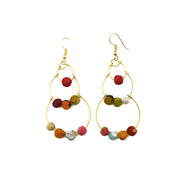 Aasha Rows of Beads Earrings