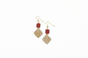 Omala Square Beaded Earrings