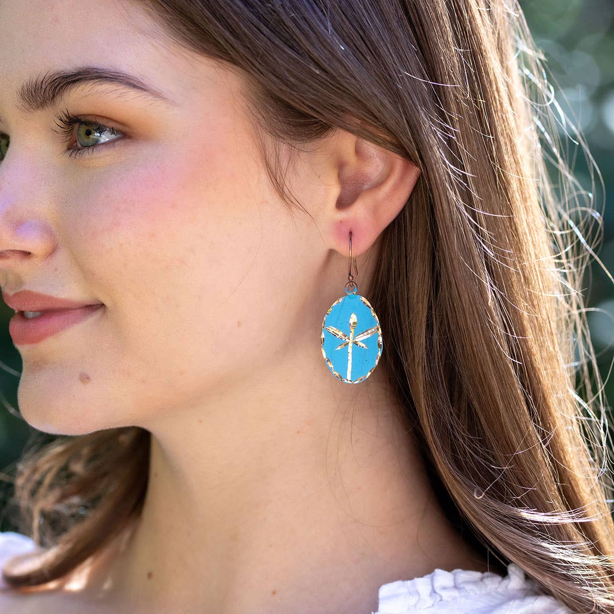 Patina Dragon Fly Dream Earrings