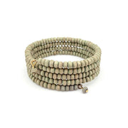 Sachi Chromatic Hues - Sage Green Coil Bracelet