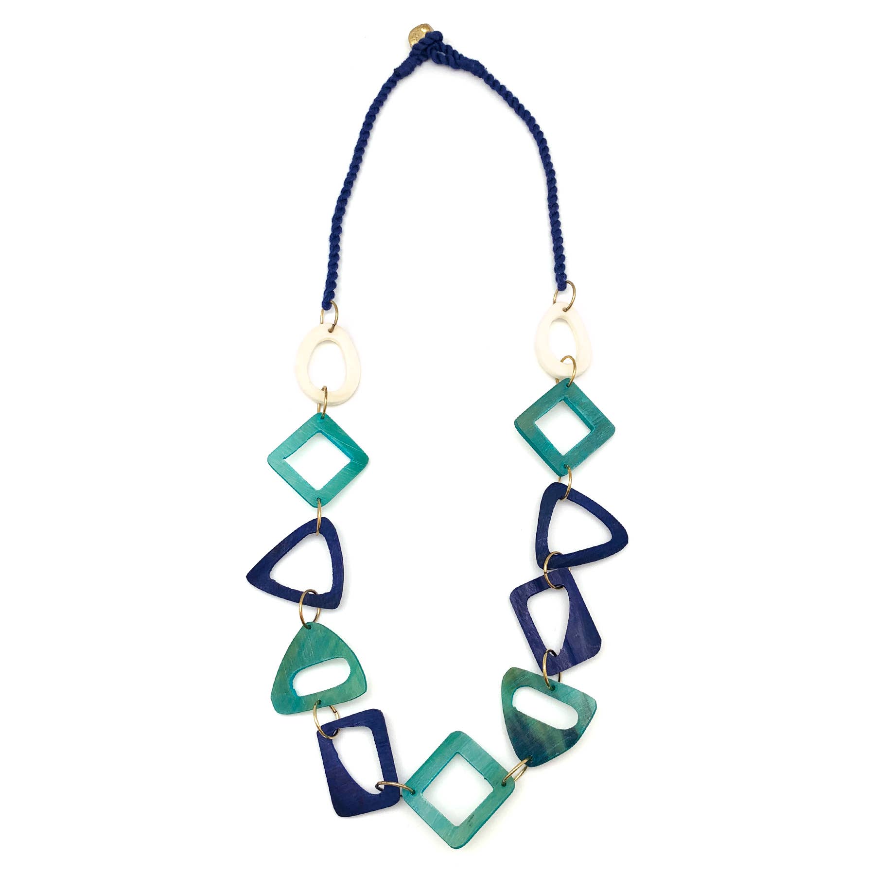 Omala Azure Coast Collection Necklace - Open Triangles