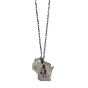 Home State Jewelry - Wisconsin with Pine Tree