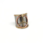 Mixed Metal Cuff Ring