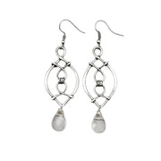 Banjara Braid and Quartz Earrings
