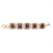 Janya Essential Stone Link Bracelet - Amethyst