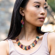 Omala Bold & Brash Necklace - Small Ovals on Chain