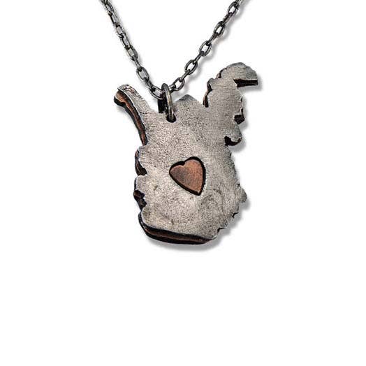 Home State Jewelry - Pewter State Necklace