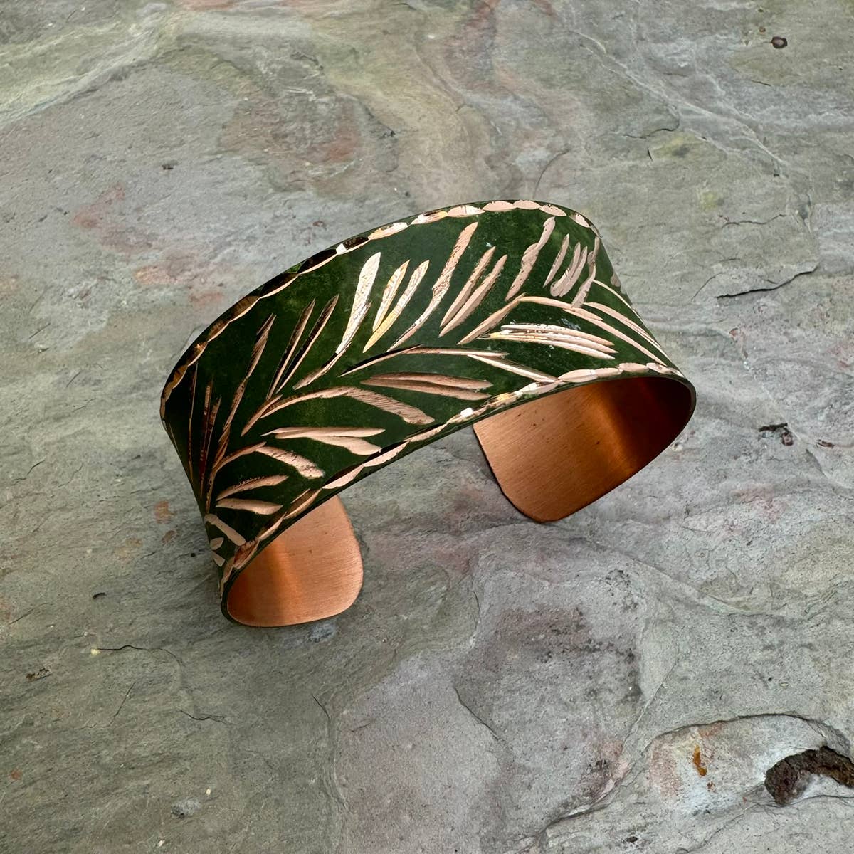 Patina Evergreen Serenity Cuff