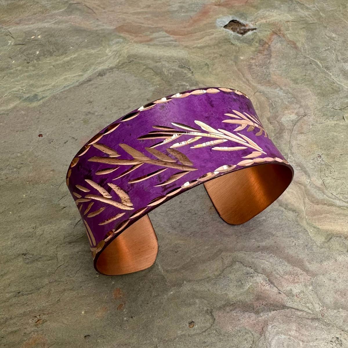 Patina Magenta Vine Cuff