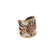 Mixed Metal Cuff Ring