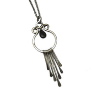 Banjara Fringe and Smoky Quartz Necklace