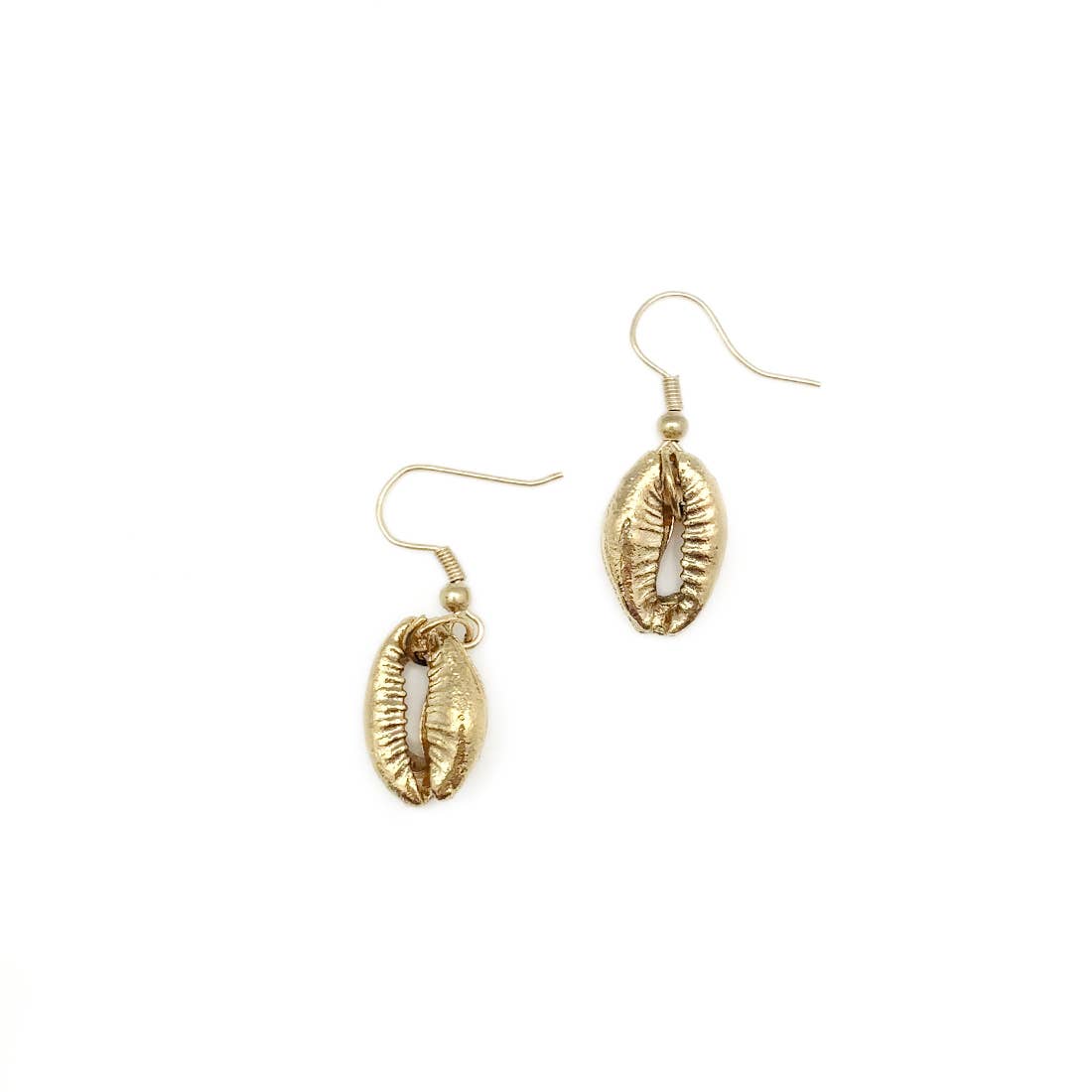 Sachi Golden Coastline Collection Earrings - Gold Cowries