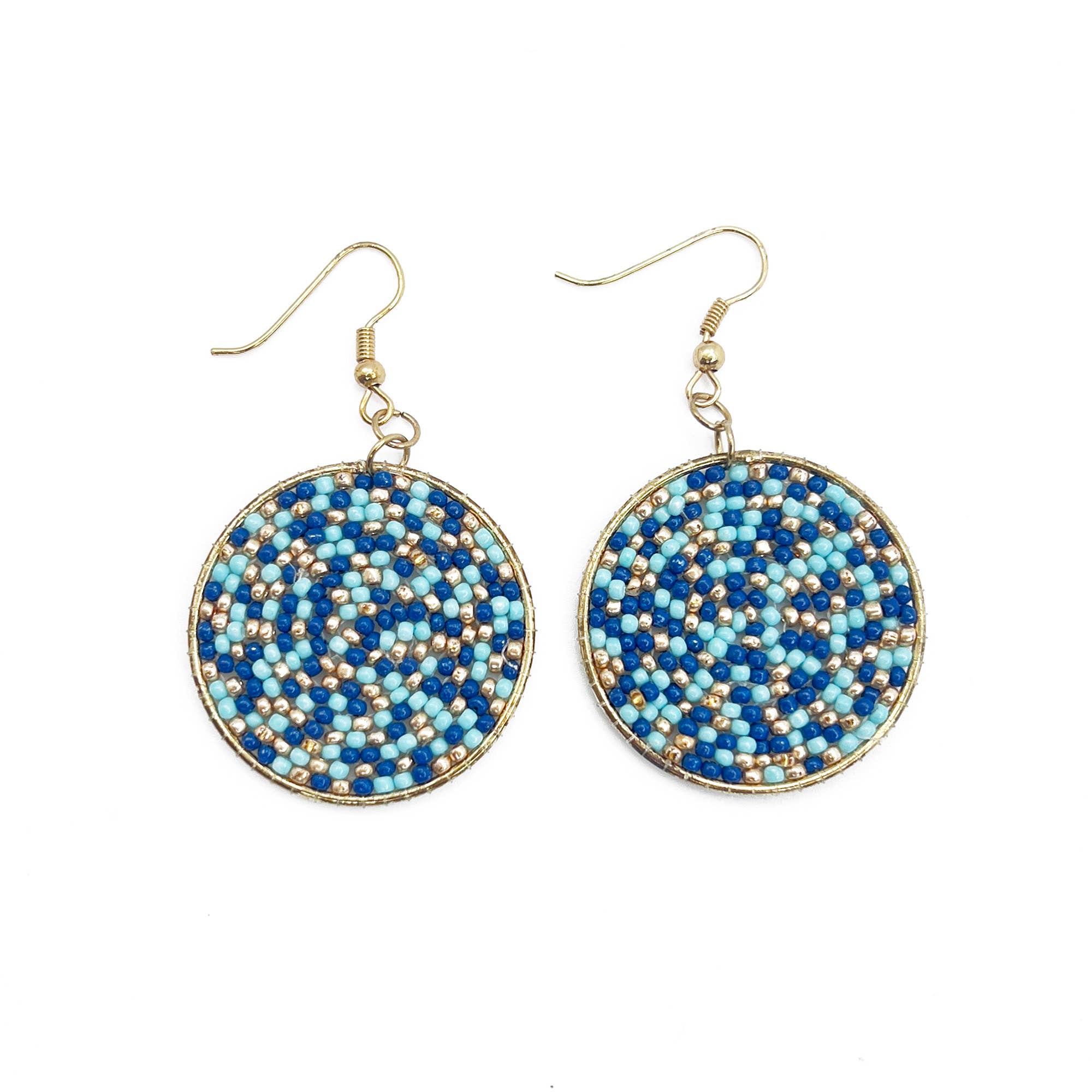 Seed Bead Sprinkle Earrings - Multiple Color Styles