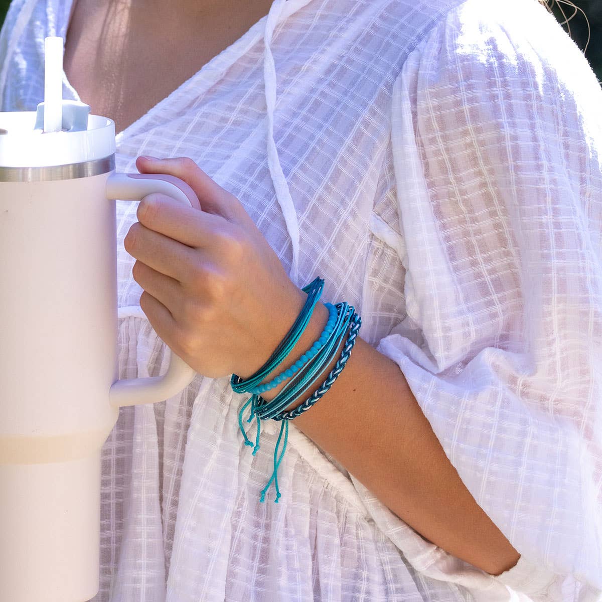 Weave & Wander Ocean Depths 4 Piece Bracelet Set