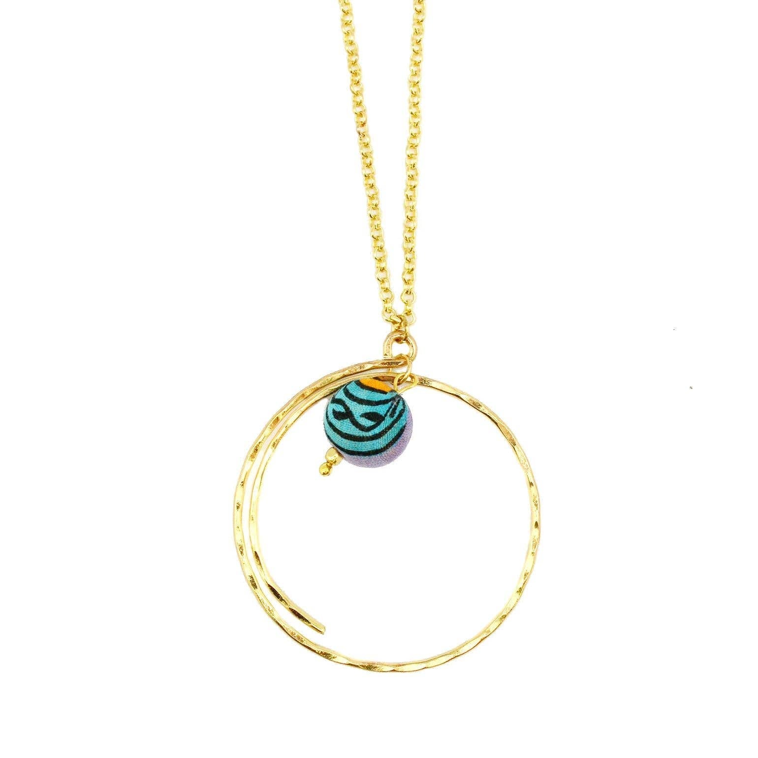 Aasha Large Bead Pendant Necklace