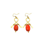 Aasha Kantha Handcrafted Single Bead Earrings