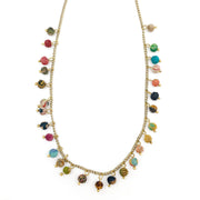 Aasha Beaded Kantha Handcrafted  Short Necklace