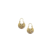 Tanvi Gold Tree Of Life Hinged Top Earrings