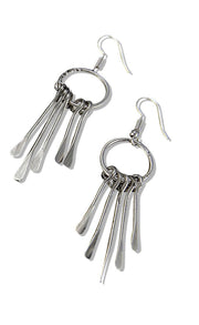 Banjara Bars Hanging From Circle Earrings