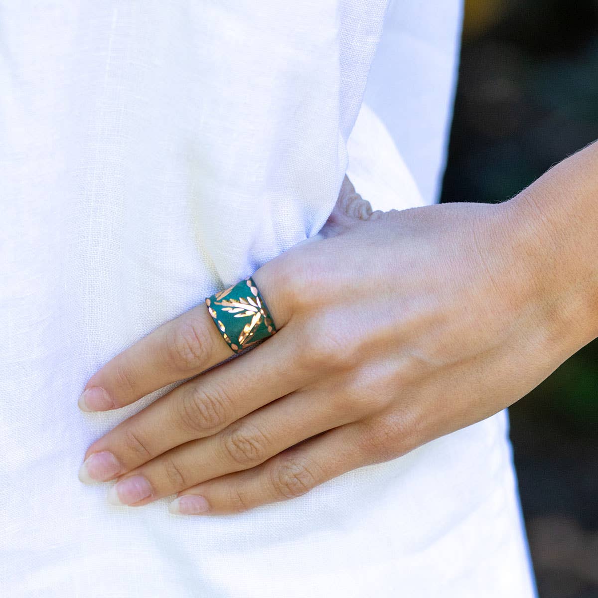 Patina Tropical Oasis Ring