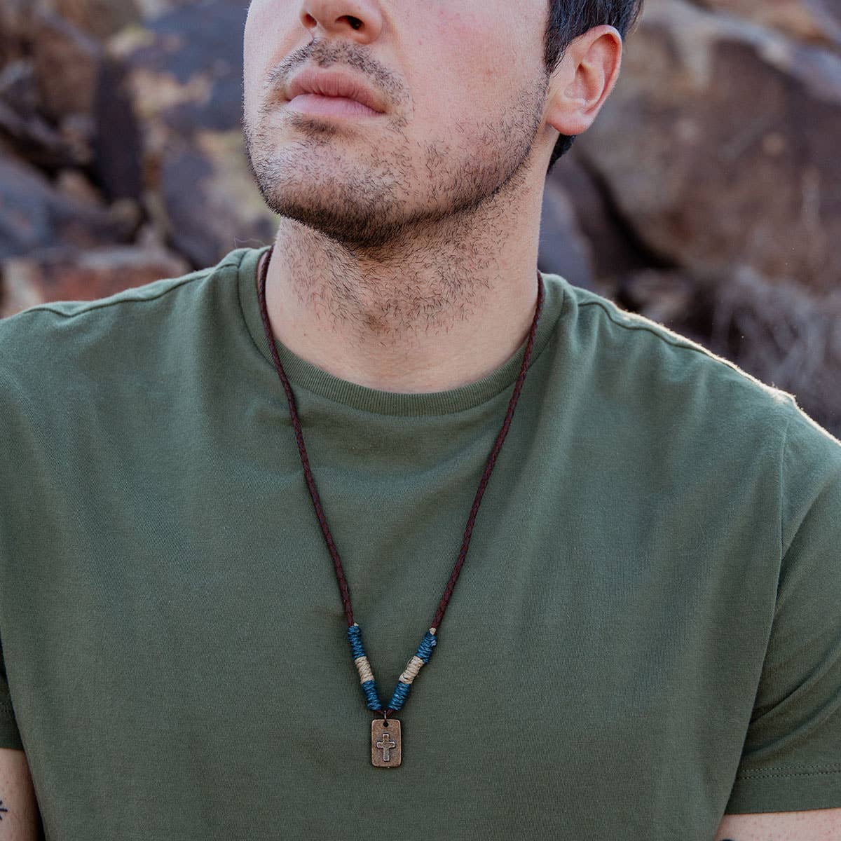 Aadi Guardian Cross Necklace