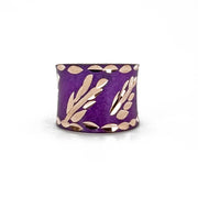 Patina Magenta Vine Ring
