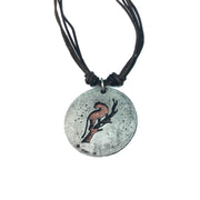 Pewter Necklace - Jaguar on Tree