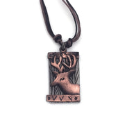 Pewter Necklace - Elk Head