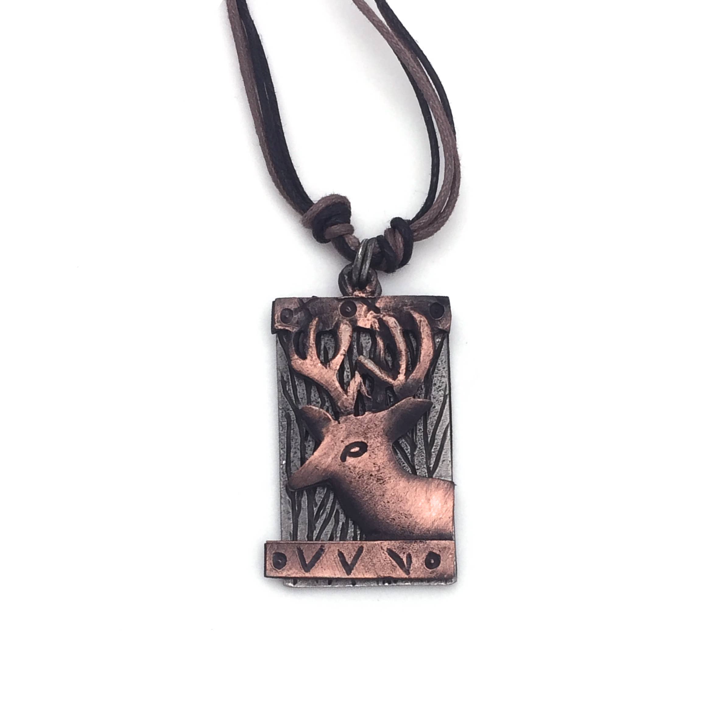 Pewter Necklace - Elk Head