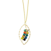 Aasha Leaf Pendant Necklace