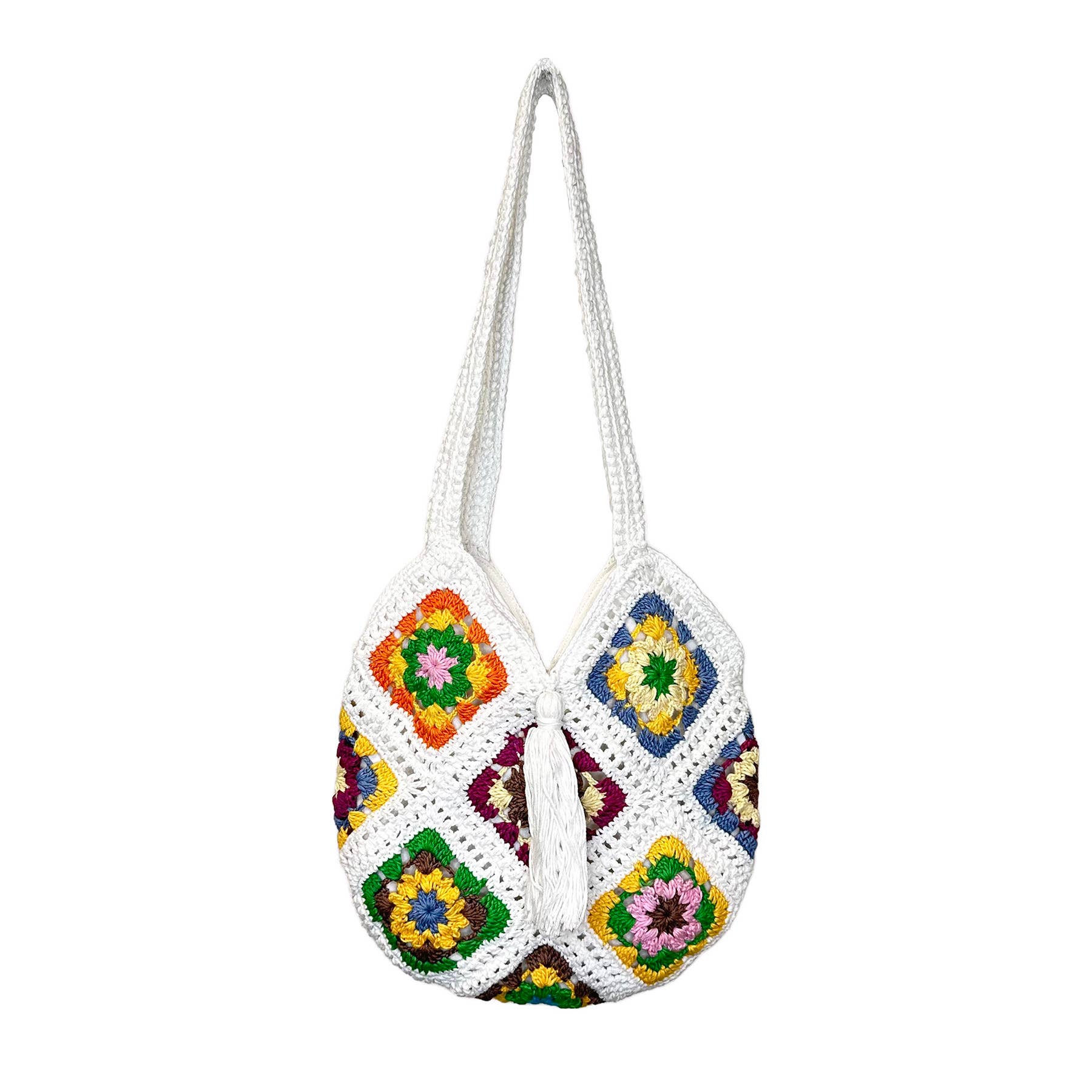 Laya Cotton Crochet Shoulder Bags