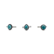 Kashi Semiprecious Small Stone Ring - Apatite