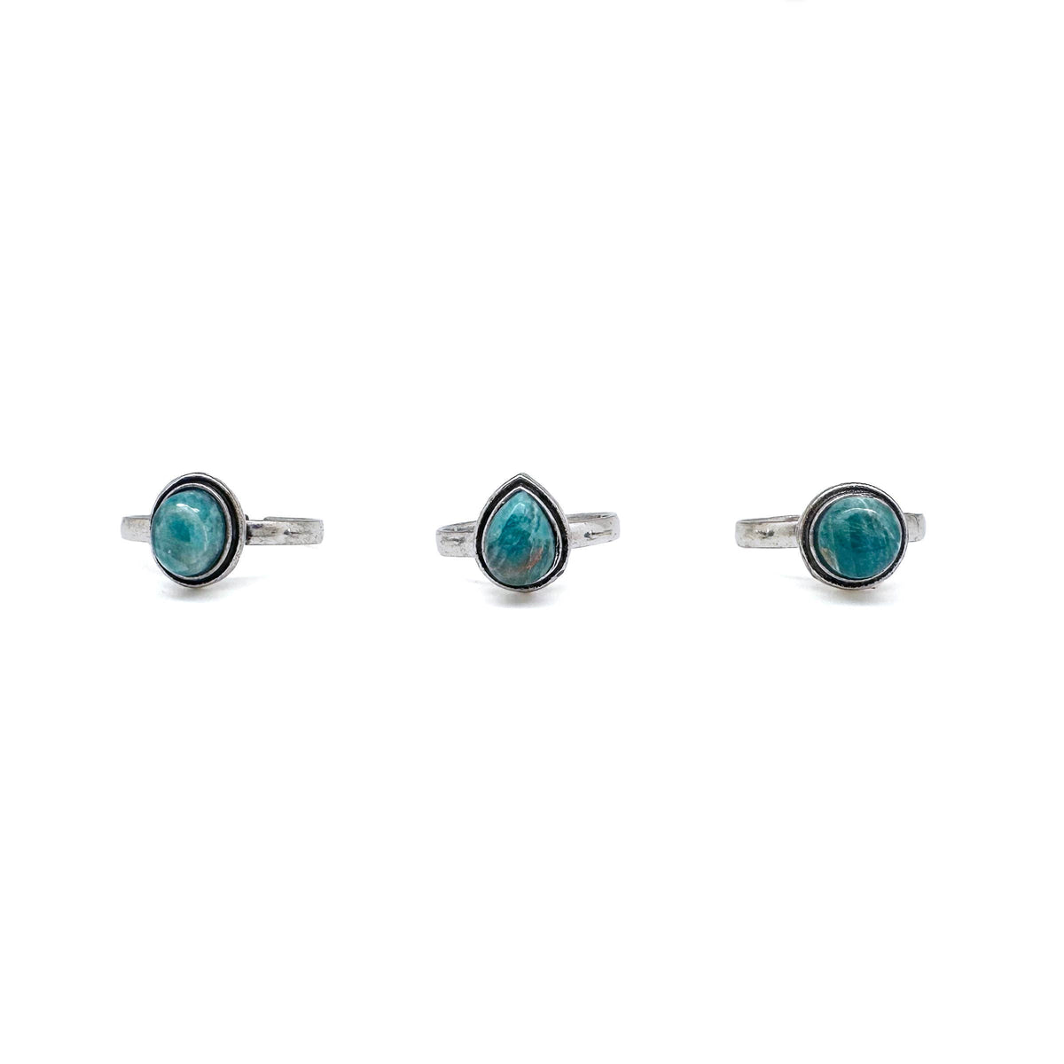 Kashi Semiprecious Small Stone Ring - Apatite