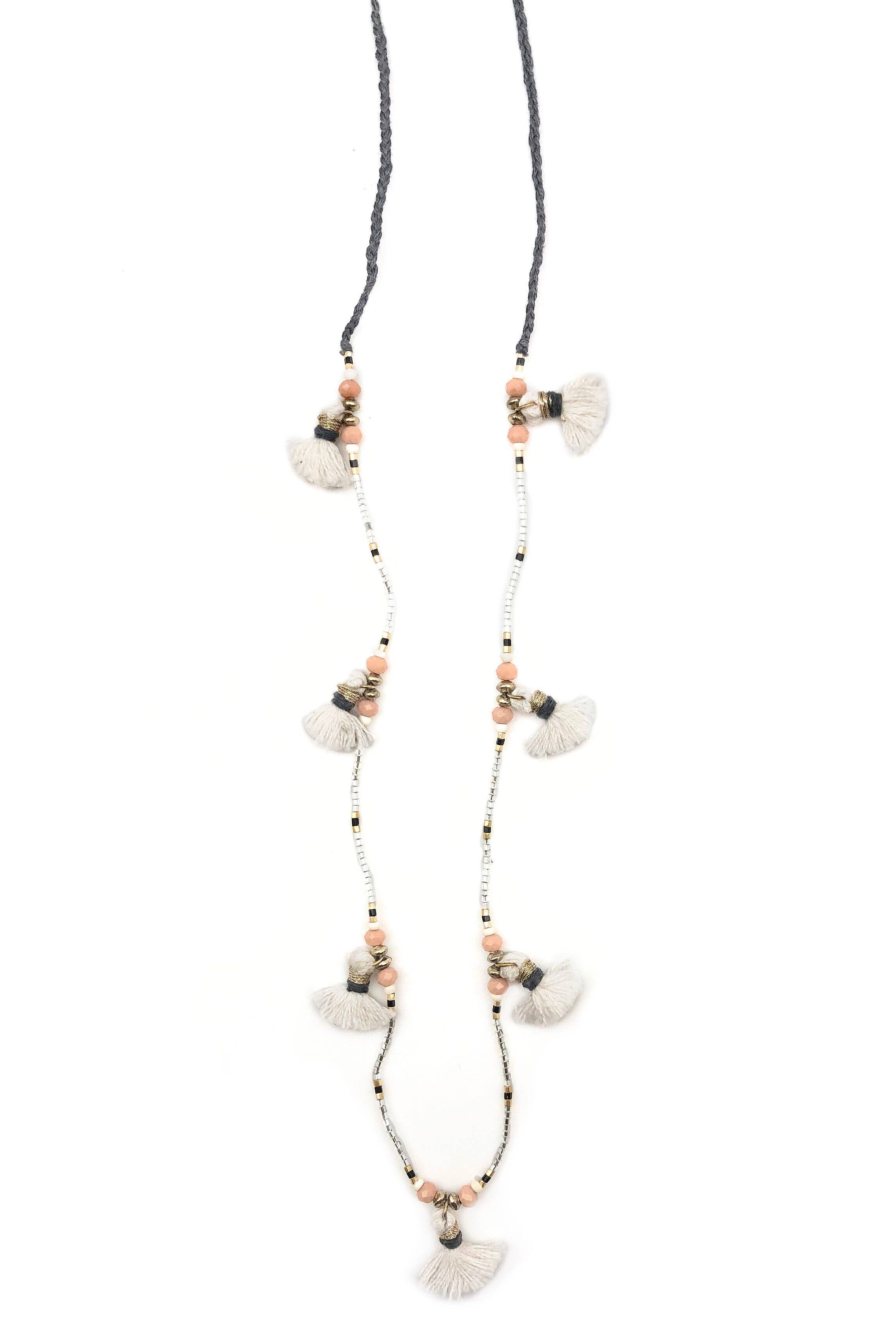 Sachi Seed Beads Long Necklace
