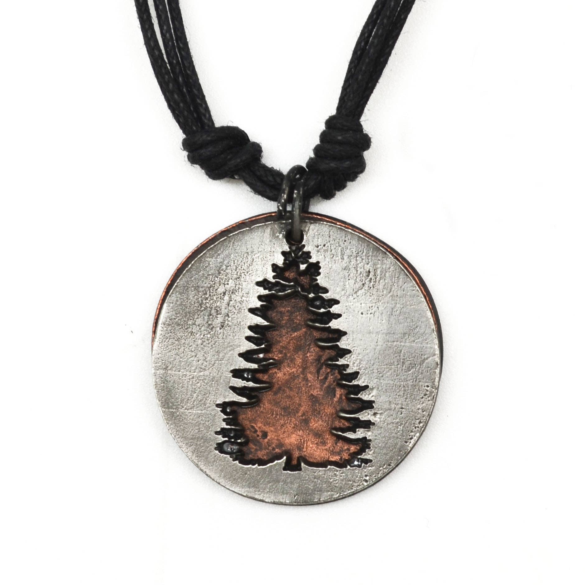 Pewter Necklace - Pine Tree