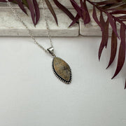 Handcrafted Semiprecious Stone Necklace - Crazy Lace Agate