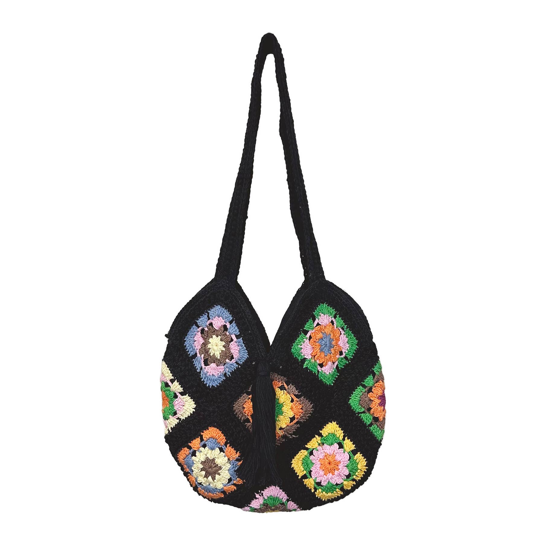 Laya Cotton Crochet Shoulder Bags