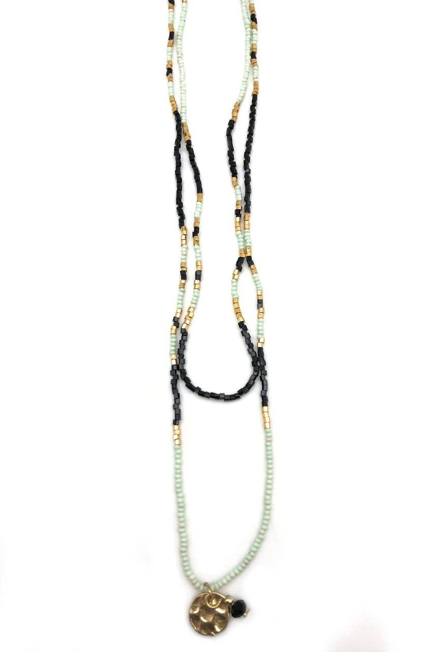 Sachi Dual Layer Short Necklace