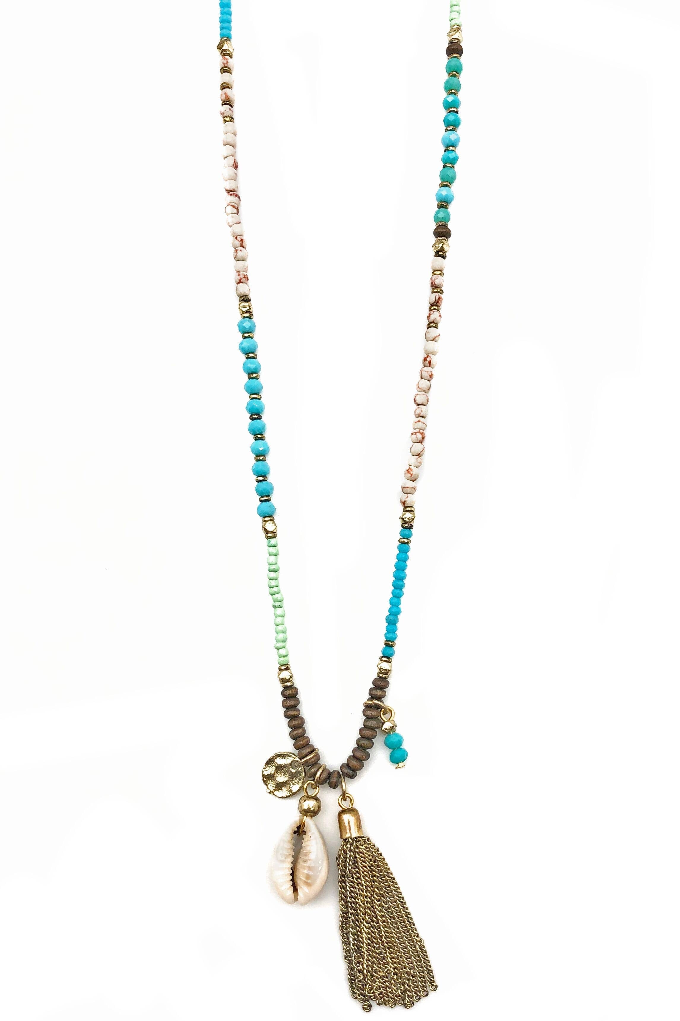 Sachi Beads Long Necklace