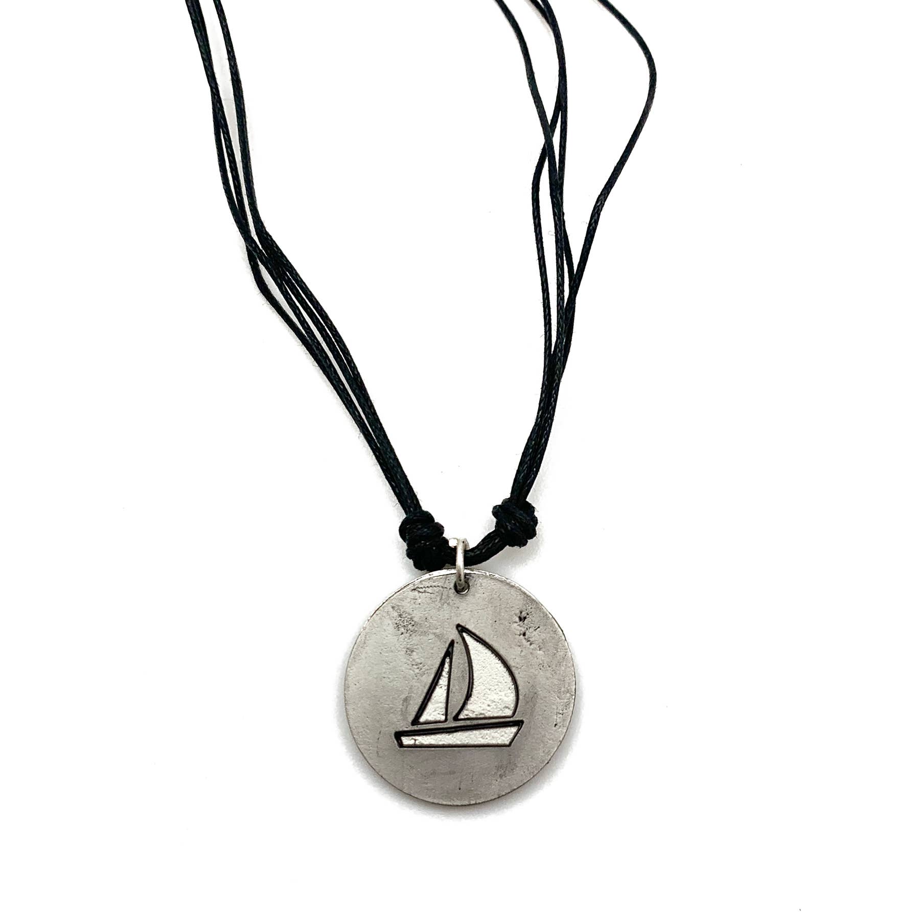 Pewter Necklace - Sailboat