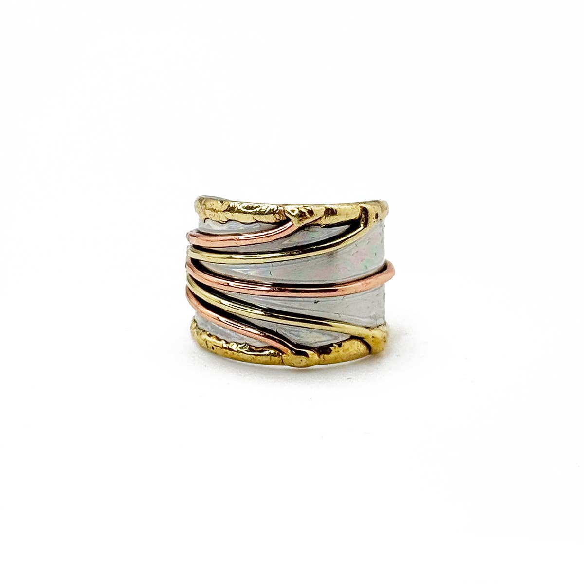 Handcrafted Mixed Metal Wires Ring – Anju Jewelry - Retail