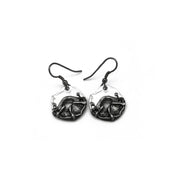 Pewter Earrings - Abstract Circles
