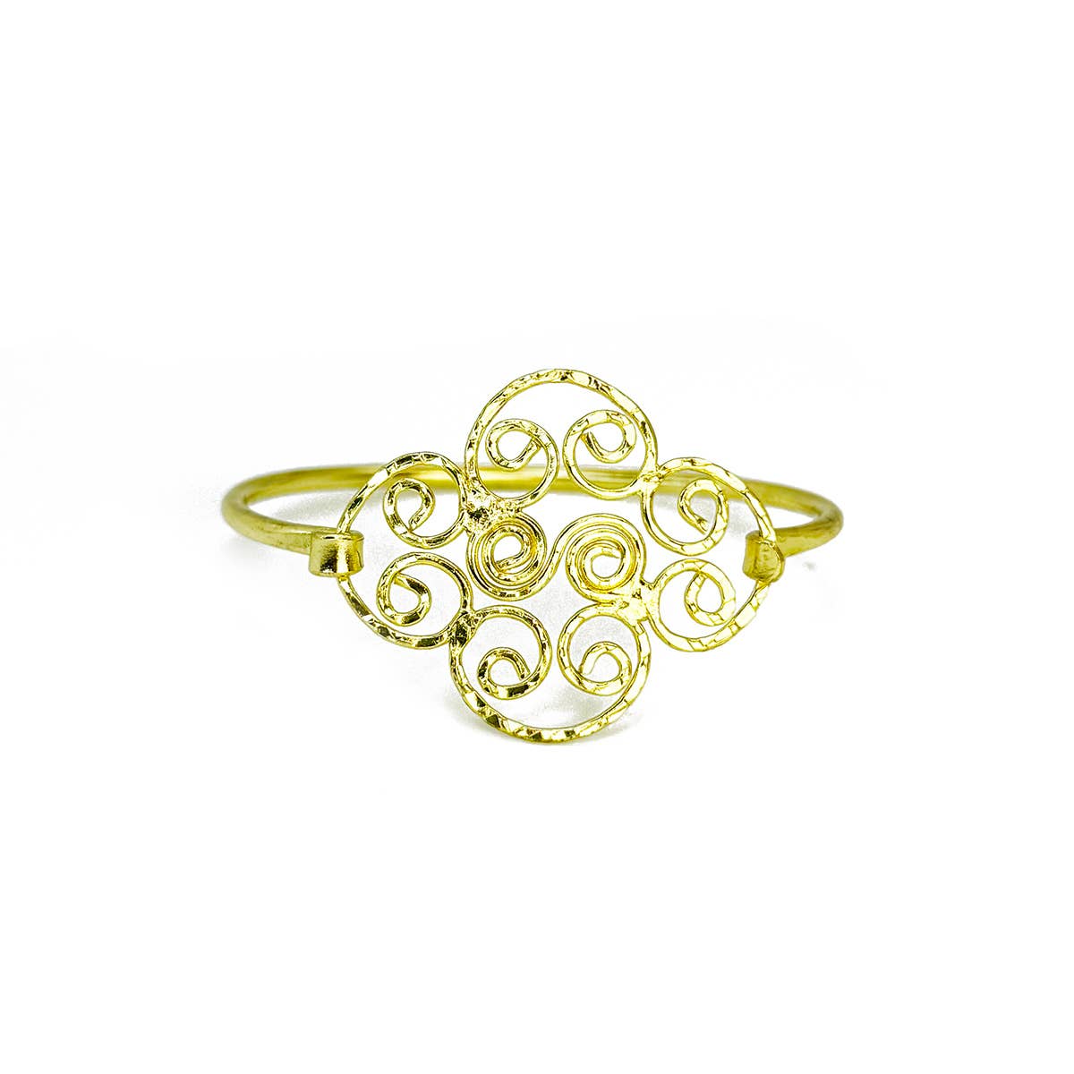 Handcrafted Gold Plated Filigree Bracelet