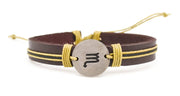 Zodiac Pewter Scorpio Glyph Bracelet