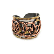 Mixed Metal Cuff Ring